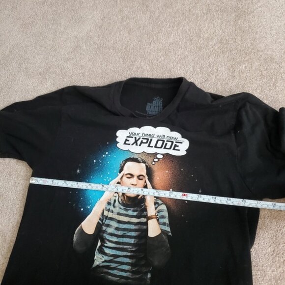 Big Bang Theory Sheldon Black Graphic Tee S - Picture 4 of 6